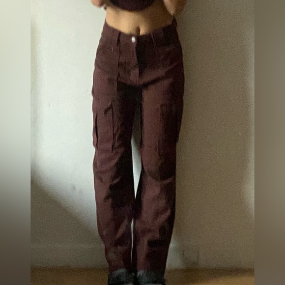 Brown cargo pants - Picture 2 of 2